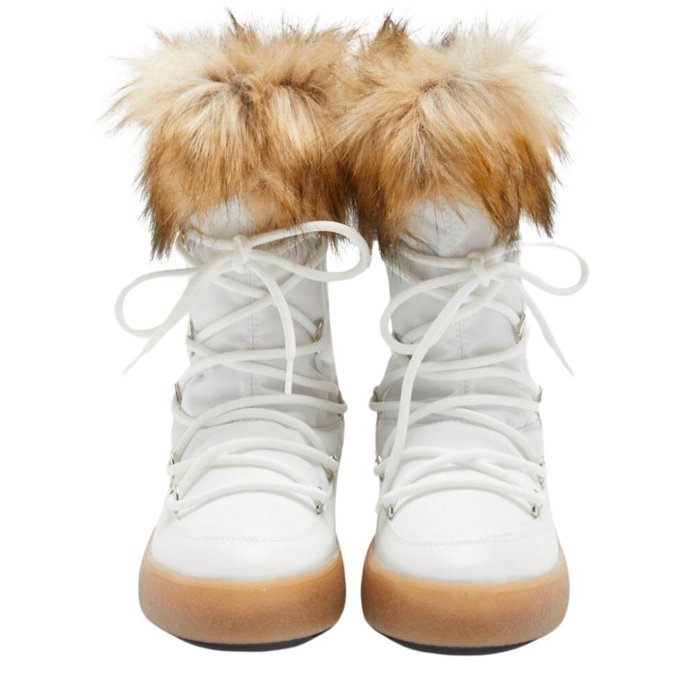 NEW MOON BOOT ltrack monaco low boots in white - Picture 3 of 4